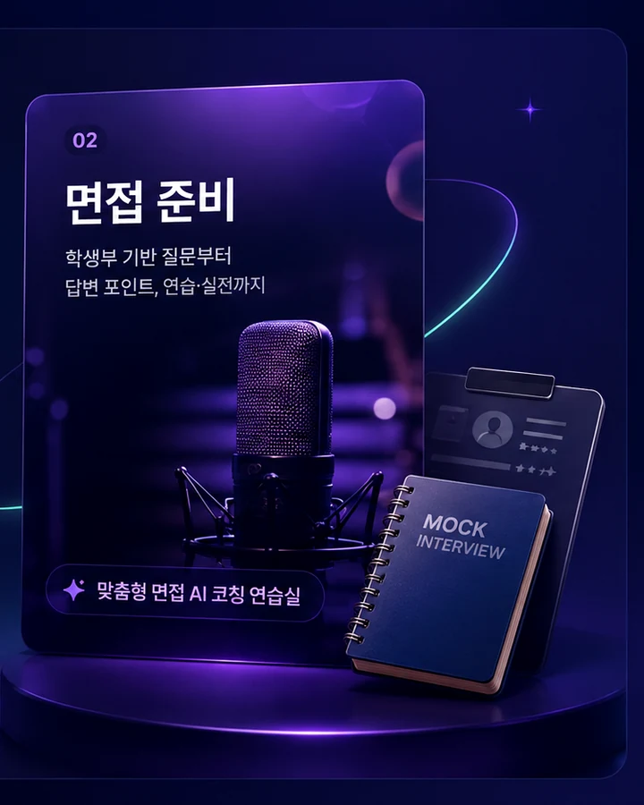 학생부 기반 면접 안내 이미지